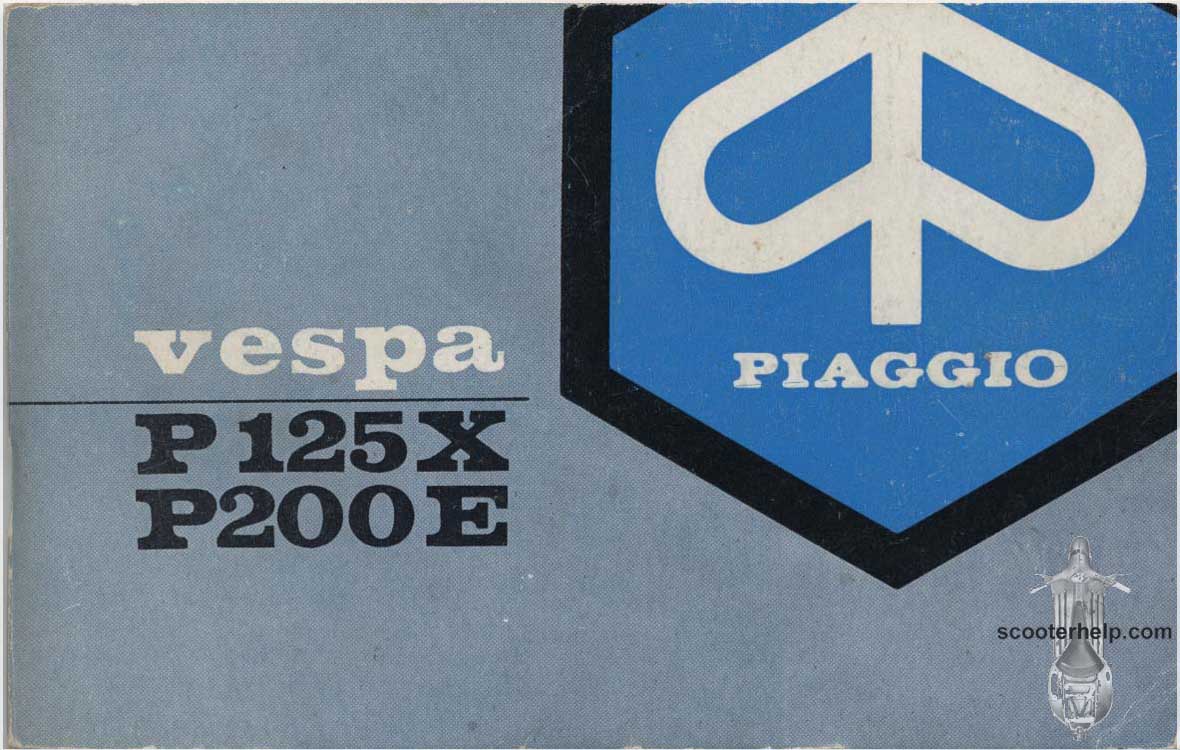Vespa P125X & P200 Owner's Manual